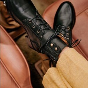 Sezane Dana Ankle Boots - Combat Boots